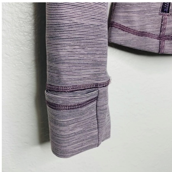 Lululemon Define Jacket Wee Are From Space Frosted Mulberry Black Currant Stripe - Picture 14 of 15